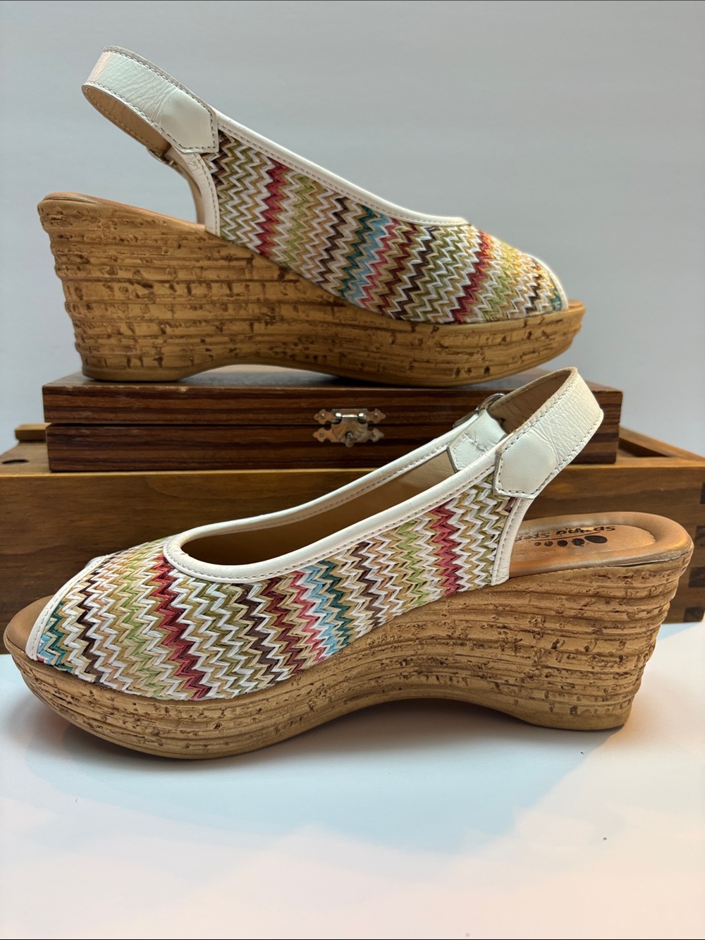 Italian Leather Wedges- Spring Step